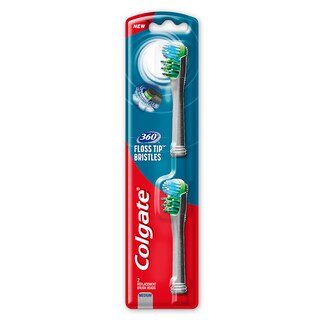COLGATE | Οδοντόβουρτσα Μπαταρίας 360 Μέτρια Ανταλλακτικό 2 Τεμάχια