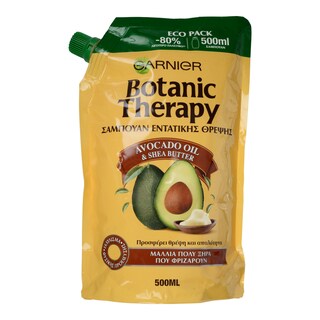 BOTANIC THERAPY | Σαμπουάν Avocado & Shea Butter Eco Pack 500ml