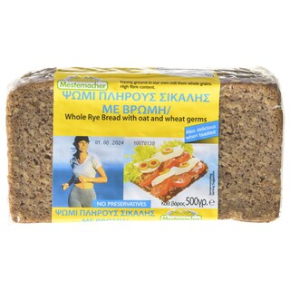 MESTEMACHER | Ψωμί Πλήρους Σίκαλης Βρώμη 500g
