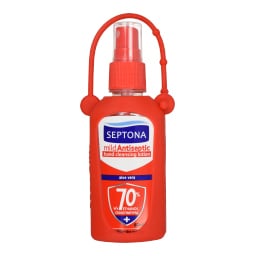 SEPTONA | Αντισηπτική Λοσιόν 70% Αλόη 80ml + Θήκη