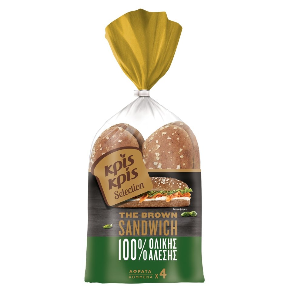 ΚΡΙΣ ΚΡΙΣ Ψωμί Sandwich Selection Ολικής Άλεσης 320g