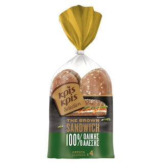 ΚΡΙΣ ΚΡΙΣ | Ψωμί Sandwich Selection Ολικής Άλεσης 320g