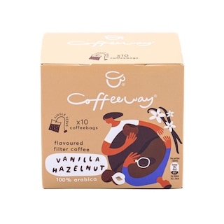 COFFEE WAY | Καφέ Φίλτρου Βανίλια Φουντούκι Μερίδες 10x7.5g