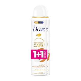 DOVE | Αποσμητικό Spray Advanced Care Coconut 150ml 1+1 Δώρο