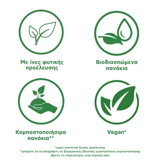 AJAX | Πανάκια Καθαρισμού Βιοδιασπώμενα 50 Τεμάχια