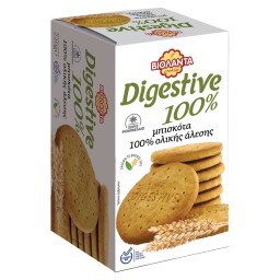 Μπισκότα Digestive 100% Ολικής Άλεσης 220g