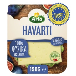 ARLA | Τυρί Havarti Ωρίμανσης Φέτες 150g