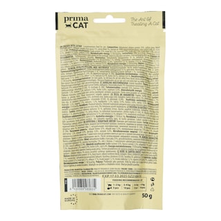 PRIMA | Σνακ Γάτας Κοτόπουλο με Δυόσμο Stress Relief 50g