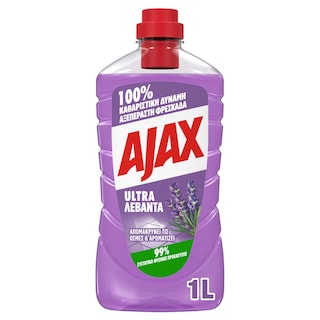 AJAX | ULTRA | Υγρό Καθαρισμού Ultra Λεβάντα 1lt