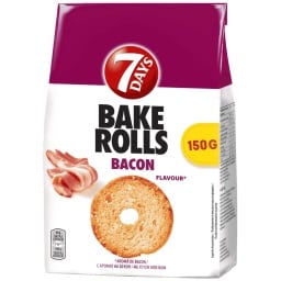 7DAYS | Σνακ Bake Rolls Bacon 150g