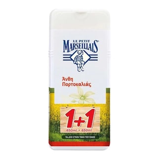 LE PETIT MARSEILLAIS | Αφρόλουτρο Άνθη Πορτοκαλιάς 650ml 1+1 Δώρο
