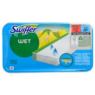 SWIFFER | Υγρά Πανάκια Καθαρισμού 12 Τεμάχια