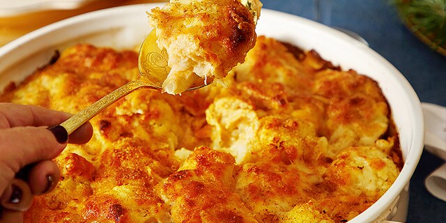 Κουνουπίδι γκρατινέ με πάπρικα