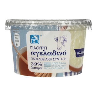 ΑΒ | ΓΙΑΟΥΡΤΙ ΛΕΥΚΟ ΠΑΡΑΔΟΣΙΑΚΟ ΑΓΕΛΑΔΟΣ 240 GR
