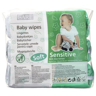 CARE | Μωρομάντηλα Sensitive 3x72 Τεμάχια