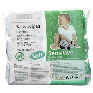 CARE | Μωρομάντηλα Sensitive 3x72 Τεμάχια