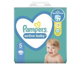PAMPERS | Πάνες Active Baby Giant Pack No 5 11-16 Kg 64 Τεμάχια