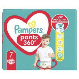 PAMPERS | Πάνες Βρακάκι Μωρού Pants Νο7 22 Τεμάχια