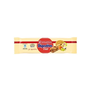 ΠΑΠΑΔΟΠΟΥΛΟΥ | Μπάρες Δημητριακών Digestive Φρούτα 5x28gr Έκπτωση 0.30Ε 140 ΓΡ -0,30Ε
