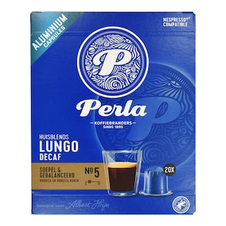PERLA BEVERAGES | Κάψουλες Καφέ Perla Lungo Decaf 20x5g