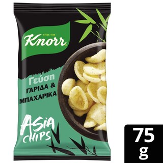 KNORR | Asia Chips Γαρίδας με Μπαχαρικά 75g Έκπτωση 20%