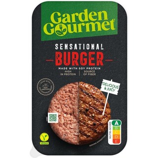 GARDEN GOURMET | Μπέργκερ Σόγιας Vegan Sensational Burger 226g