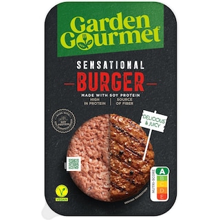 GARDEN GOURMET | Μπέργκερ Σόγιας Vegan Sensational Burger 226g