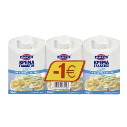 ΦΑΓΕ | Κρέμα Γάλακτος Light 3x200ml Έκπτωση 1E