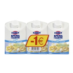 Κρέμα Γάλακτος Light 3x200ml Έκπτωση 1E