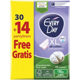 EVERY DAY | NAPKINS ALL COTTON ΕΧTRA LONG ECONOMY 44 TEM ΠΡΟΣΦΟΡΑ ΤΑ 14 ΤΕΜ ΔΩΡΟ