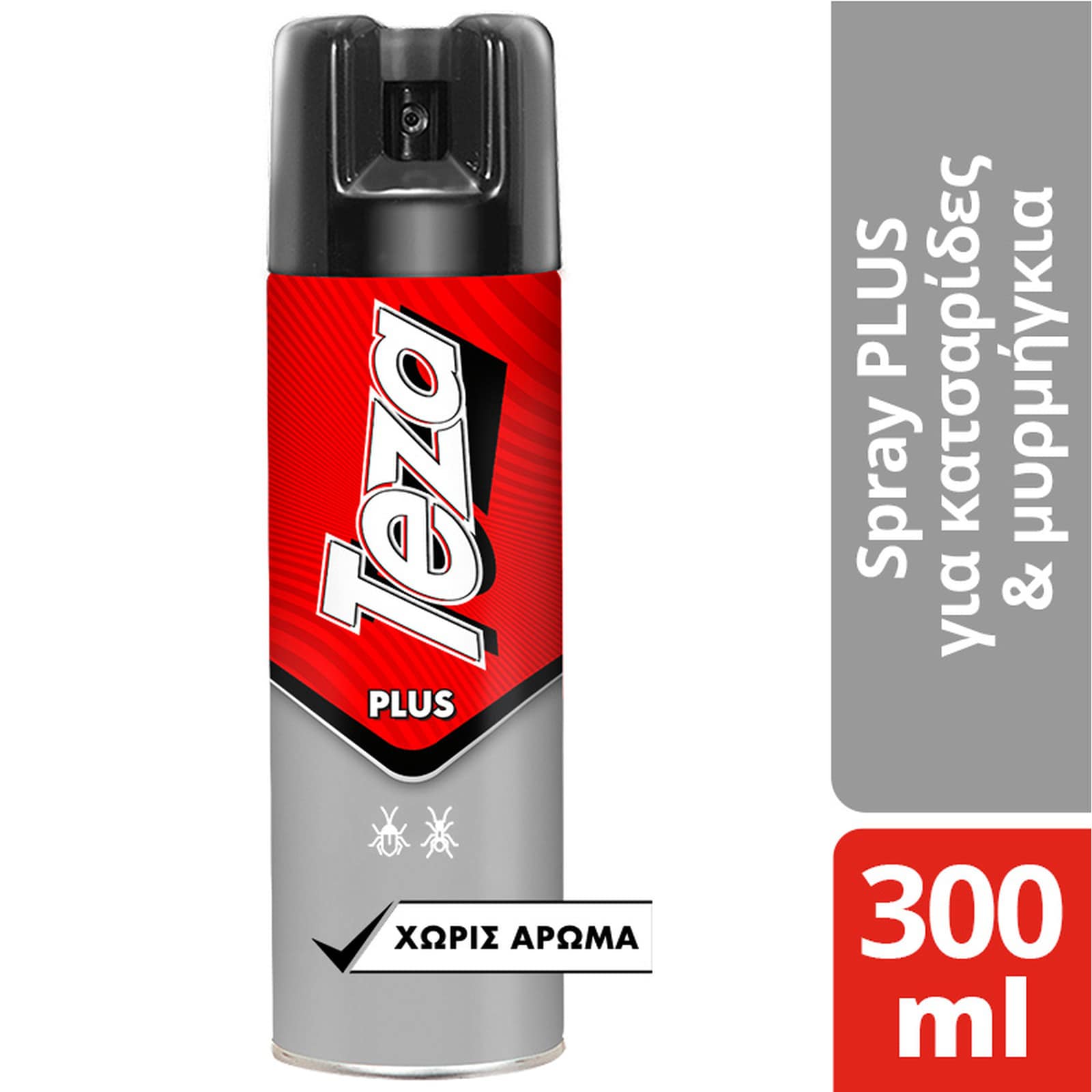 TEZA Spray Χωρίς Άρωμα για Κατσαρίδες & Μυρμήγκια 300ml