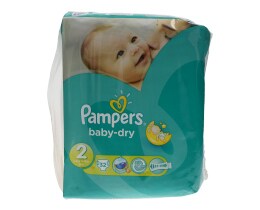 PAMPERS | ΠΑΝΕΣ BABYDRY ΜΙΝI 3 - 6 KGR No 2 33 ΤΕΜ