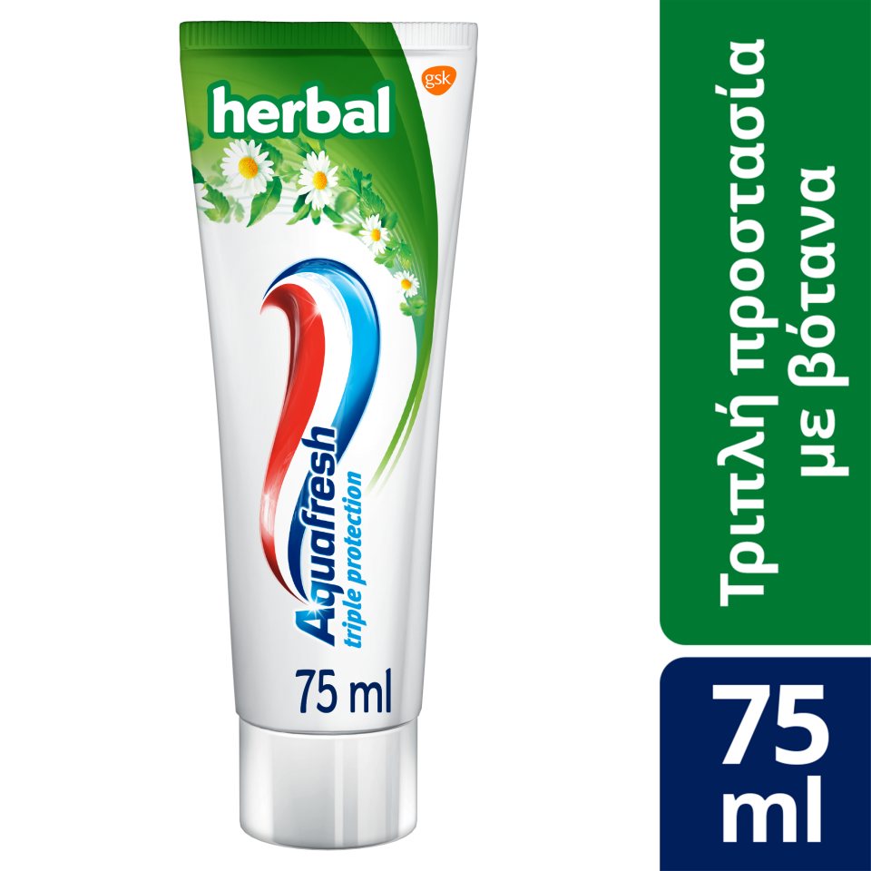 AQUAFRESH Οδοντόκρεμα Herbal 75ml