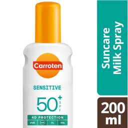 CARROTEN | Αντηλιακό Γαλάκτωμα Spray Sensitive SPF50+ 200ml
