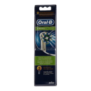 ORAL B | ΑΝΤΑΛΛΑΚΤΙΚΑ ΗΛΕΚ/ΚΗΣ ΟΔΟΝΤΟΒΟΥΡΤΣΑΣ CROSS ACTION  2 ΤΕΜΑΧΙΑ
