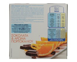 NESTLE | ΜΠΑΡΕΣ ΔΗΜΗΤΡΙΑΚΩΝ ΣΟΚΟΛΑΤΑ & ΠΟΡΤΟΚΑΛΙ 188 ΓΡ 6Χ23.5G+2ΔΩΡΟ