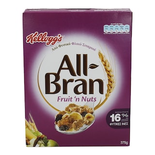 KELLOGGS | ALL BRAN | ΔΗΜΗΤΡΙΑΚΑ FRUIT AND NUTS 375 GR
