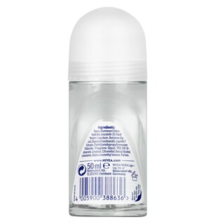 NIVEA | Αποσμητικό Roll On Black & White Invisible 50ml 1+1 Δώρο