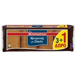 Φρυγανιές Σίκαλης 4x80g