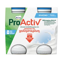 BECEL PRO ACTIV | Ρόφημα Γιαουρτιού Κλασικό 4x75g