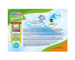 BABYLINO | Πάνες Μωρού Sensitive Χαμομήλι Νο1 28 Τεμάχια