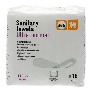 365 | ΣΕΡΒΙΕΤΕΣ ULTRA NORMAL 18 ΤΕΜ