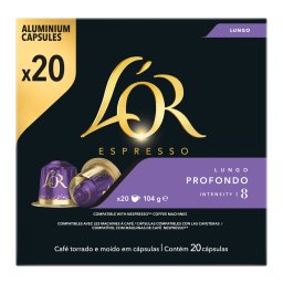 Κάψουλες Καφέ Espresso Lungo Profondo 20x5.2g