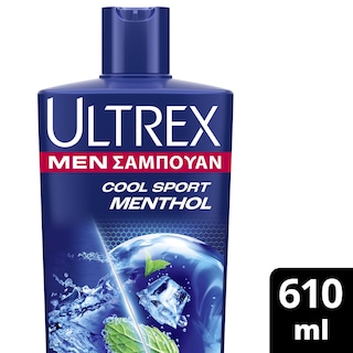 ULTREX | Σαμπουάν Deep Clean Action Menthol 610ml