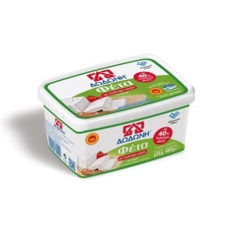 ΔΩΔΩΝΗ | Feta PDO 40% Less Salt in Brine 400g
