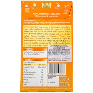 BETTER THAN | Ρύζι Βιολογικό Κόντζακ Χωρίς Γλουτένη 385g