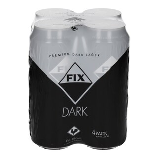 FIX | DARK | ΜΠYΡΑ ΚΟΥΤΙ 4 X 500 ML
