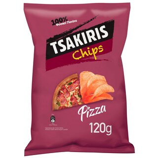 ΤΣΑΚΙΡΗΣ | TSAK.CHIPS PIZZA 120GR Pizza 120gr
