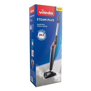 VILEDA | Ατμοκαθαριστής Steam Plus + 2 Ανταλλακτικά 1 Τεμάχιο