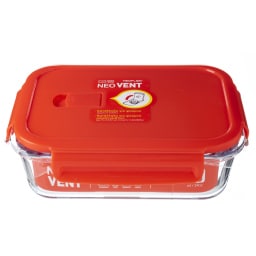 NEOFLAM | NEOFLAM GLASS FOOD STORAGE WITH PUMP Γυάλινο Βαλβίδα 1000ml 1 Τεμάχιο